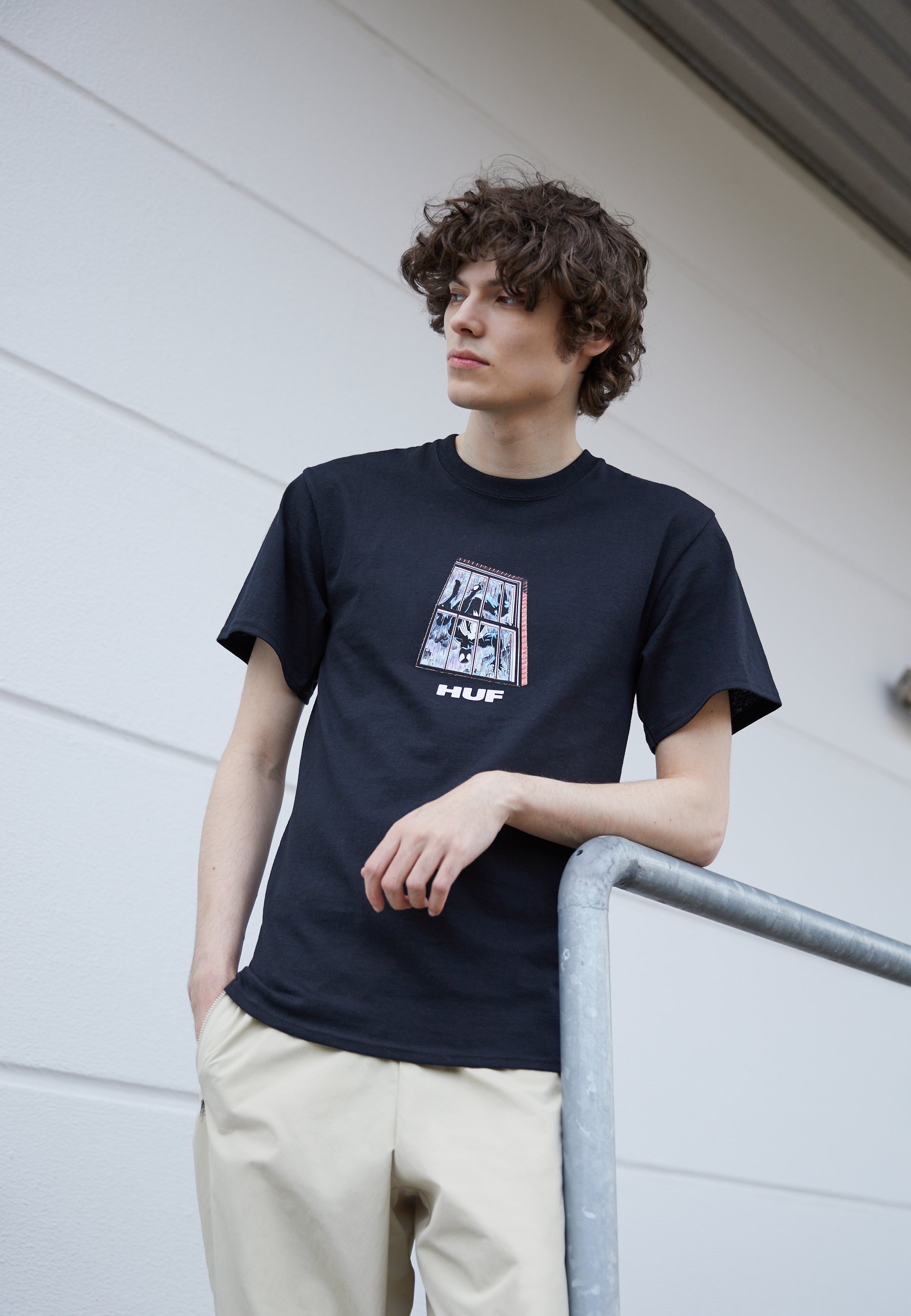 HUF x Marvel Black Suit Spider-Man T-Shirt - Black