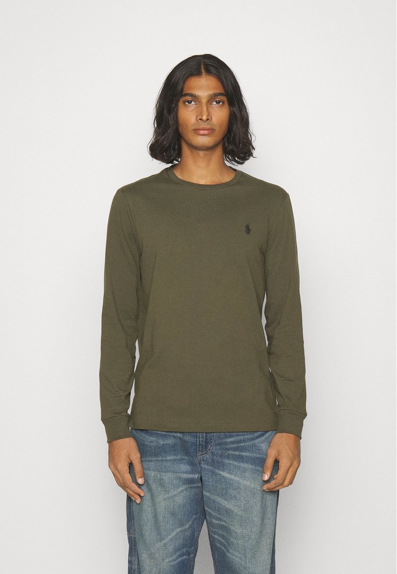 Armadillo Ralph Polo Ralph Lauren LONG SLEEVE - Langarmshirt - armadillo/oliv - Zalando.de