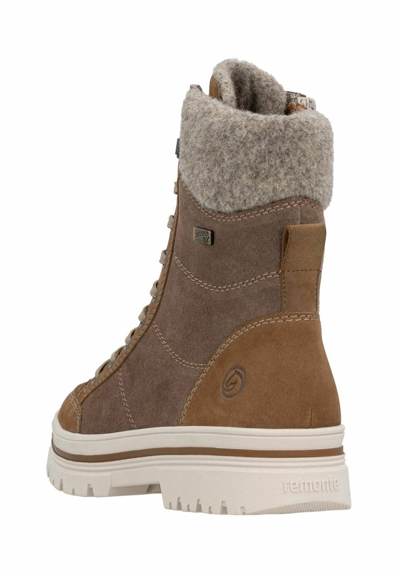 Remonte DAMES Laarzen D0B74, Vrouwen Winterlaarzen,verwisselbaar voetbed,waterafstotend,remonteTEX,winterlaarzen,warme,schwarz kombi,40 EU / 6.5 UK