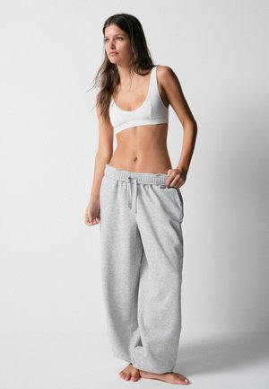 THE SET, 2 PACK FOLD OVER WAISTBAND JOGGERS - Dresside alumine osa - berry grey marl