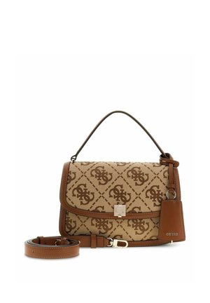 Guess, AUDREY LOGO CONVERTIBLE XBODY FLAP - Borsa a mano - latte logo