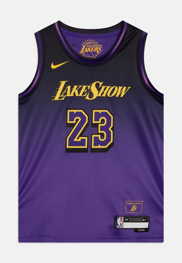 NBA LOS ANGELES LAKERS LEBRON JAMES BOYS CITY EDITION SWINGMAN UNISEX - Club wear - field purple