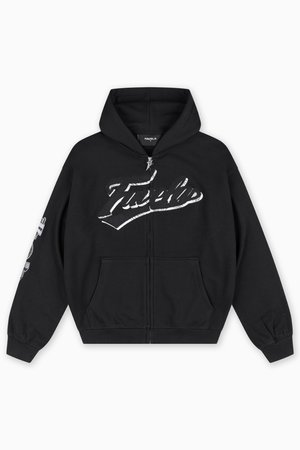 FAVELA FRONTZIP - Zip-up sweatshirt - black