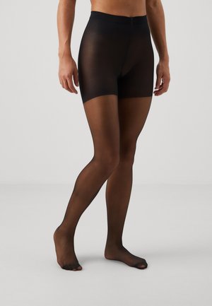 FALKE SHAPING INVISIBLE DELUXE 8 DENIER ULTRA TRANSPARENT - Strømpebukser - black