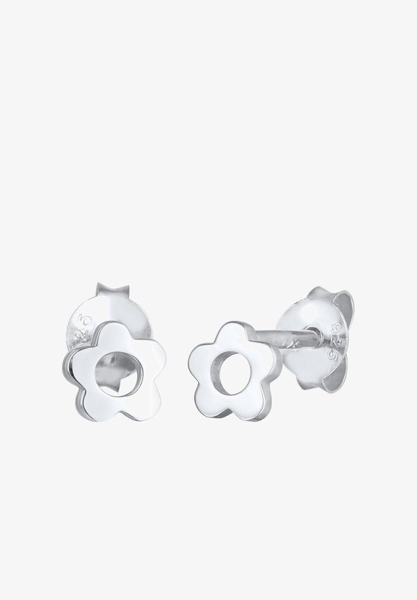 FLOWER BASIC – Ohrringe – silberfarben