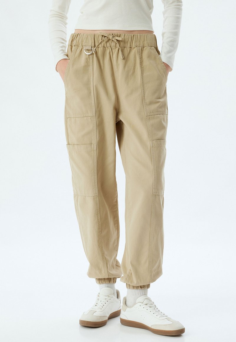 Koton JOGGER - Cargobyxor - beige