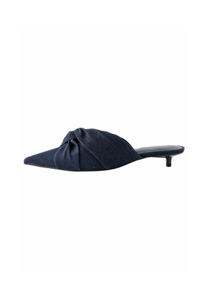FOREVER COMFORT POINT TOE KNOT- REGULAR FIT - Slip-on sandaler - denim