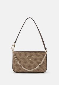 NOELLE MINI TOP ZIP SHOULDER - Handbag - latte/brown