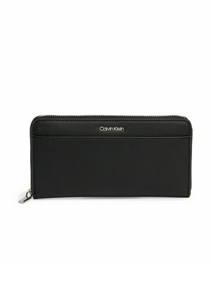 Calvin Klein, LARGE ZIP AROUND  - Geldbörse - ck black