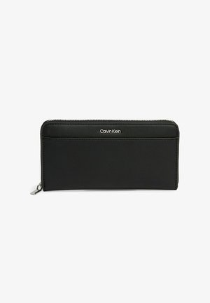 Calvin Klein, LARGE ZIP AROUND - Geldbörse - ck black