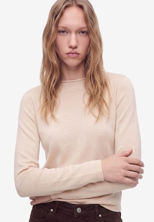 Koton, LONG SLEEVE T-SHIRT. - Longsleeve - beige