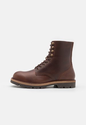 Schnürstiefelette - brown