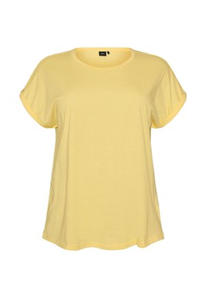 Zizzi, ZIZZI - T-Shirt basic - gelb