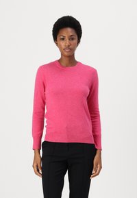 pure cashmere CLASSIC CREW NECK  - Pulover - strawberry