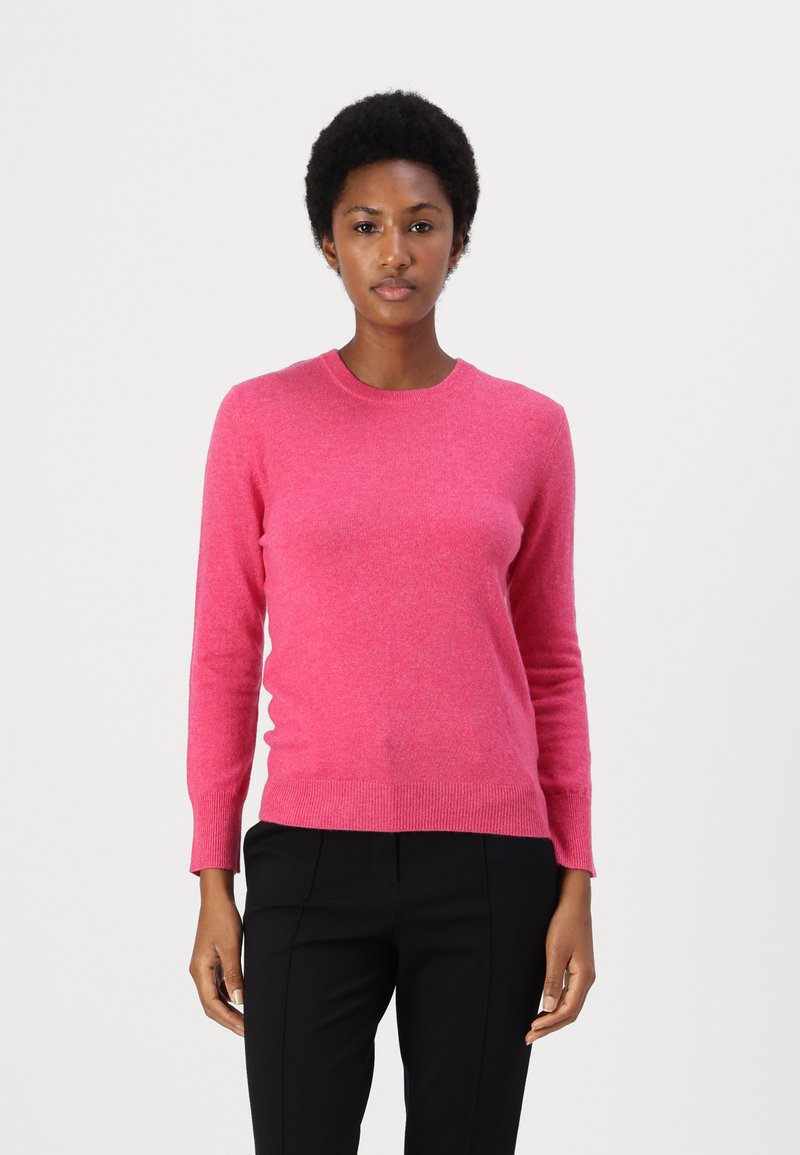 pure cashmere CLASSIC CREW NECK - Pulover - strawberry