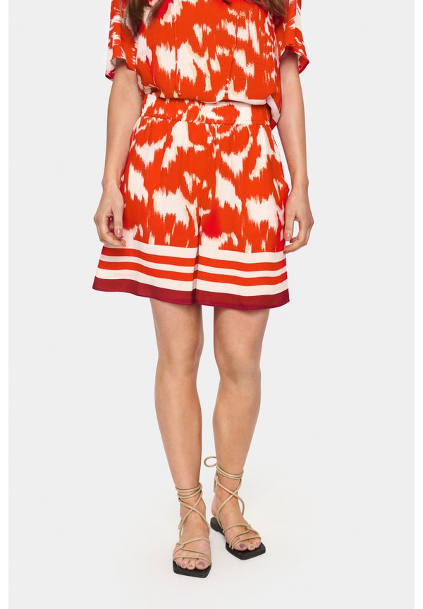 KHLOE - Shorts - poinciana water blooms