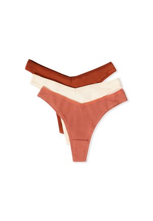 JOHN 3 PACK - Perizoma - brown
