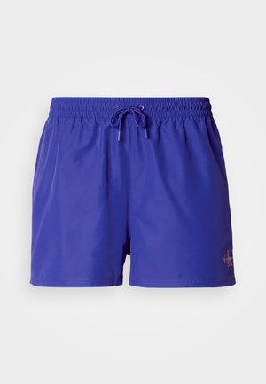 Calvin Klein Swimwear, DRAWSTRING WAISTBAND GRAPHIC MONOGRAM - Shorts da mare - blue river fog