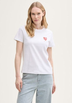 T-Shirt print - white
