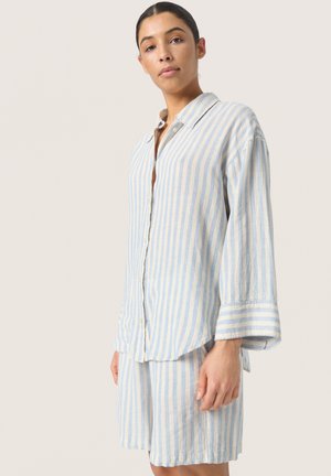 BELIRA - Bluza z gumbi - skyway stripes