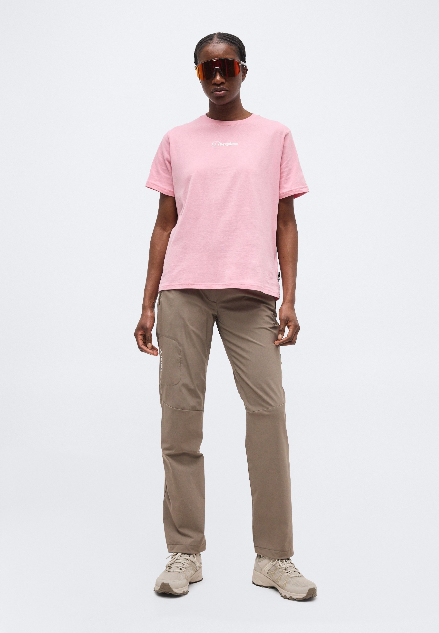 Berghaus NATURE ESSENTIAL TEE - Print T-shirt - pink lake/pink
