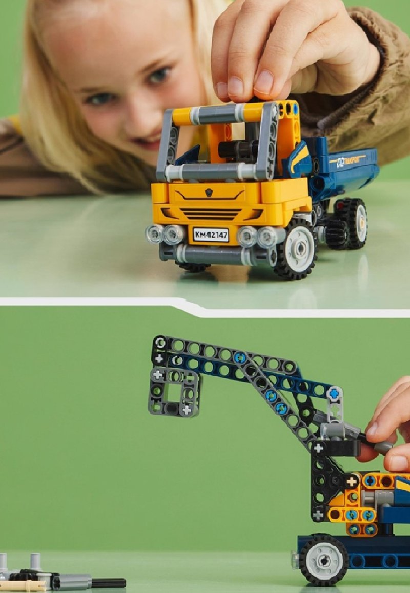lego bau konstruktionsspielzeug hallertau kaufen LEGO TECHNIC DUMP TRUCK 42147 Baukästen & Konstruktionsspielzeug