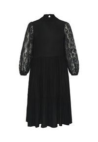 KCSTINA AMI LACE DRESS - Cocktailkjole / festkjole - black deep