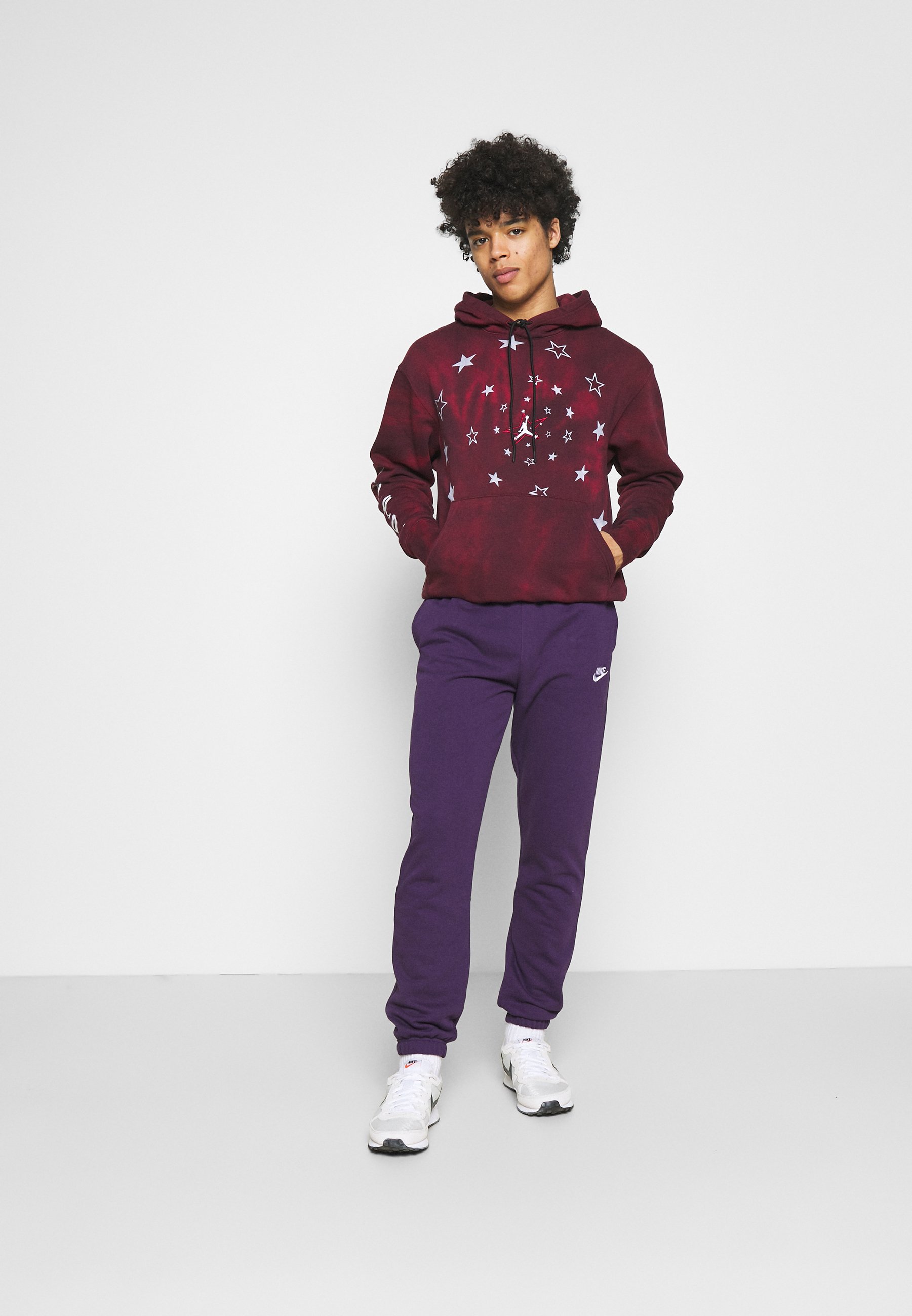 Jordan Sudadera - black/red/burdeos - Zalando.es