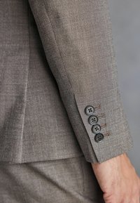 Next SLIM FIT SIGNATURE ITALIAN FABRIC - Kostiuminis švarkas - taupe