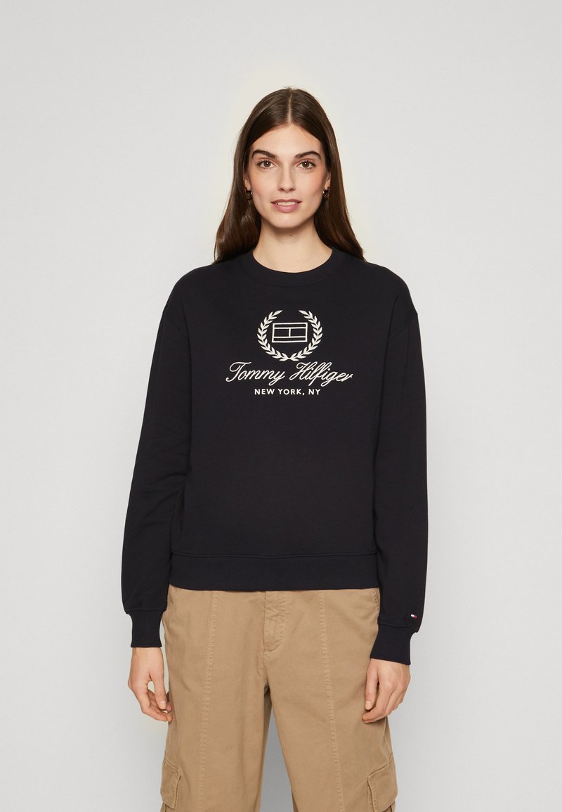 Tommy Hilfiger - FLAG SCRIPT  - Sweatshirt - desert sky, Vergrößern