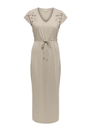 JDY, KLEID JDYROSE LANGES KLEID - Žerzejové šaty - chateau gray