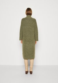 Selected Femme SLFMALINE HIGH NECK NOOS - Pulóverruha - dusky green