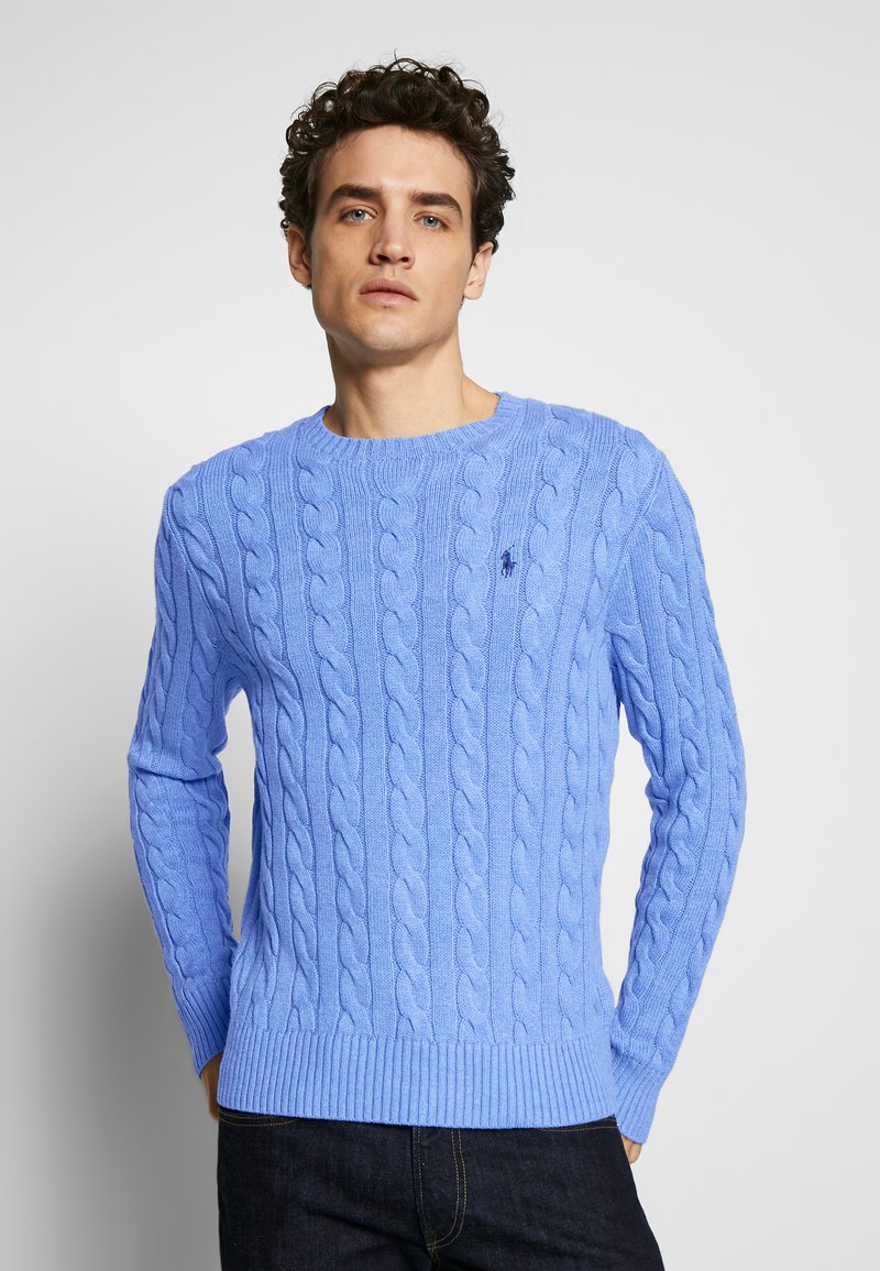 Polo Ralph Lauren CABLE KNIT COTTON JUMPER - Jumper - heathe