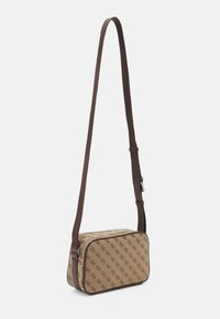 Guess VEZZOLA JACQUARD UNISEX  - Torba čez telo - beige/brown
