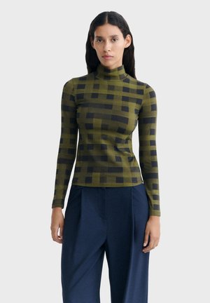 Thinking Mu, ELLEN - T-shirt à manches longues - khaki