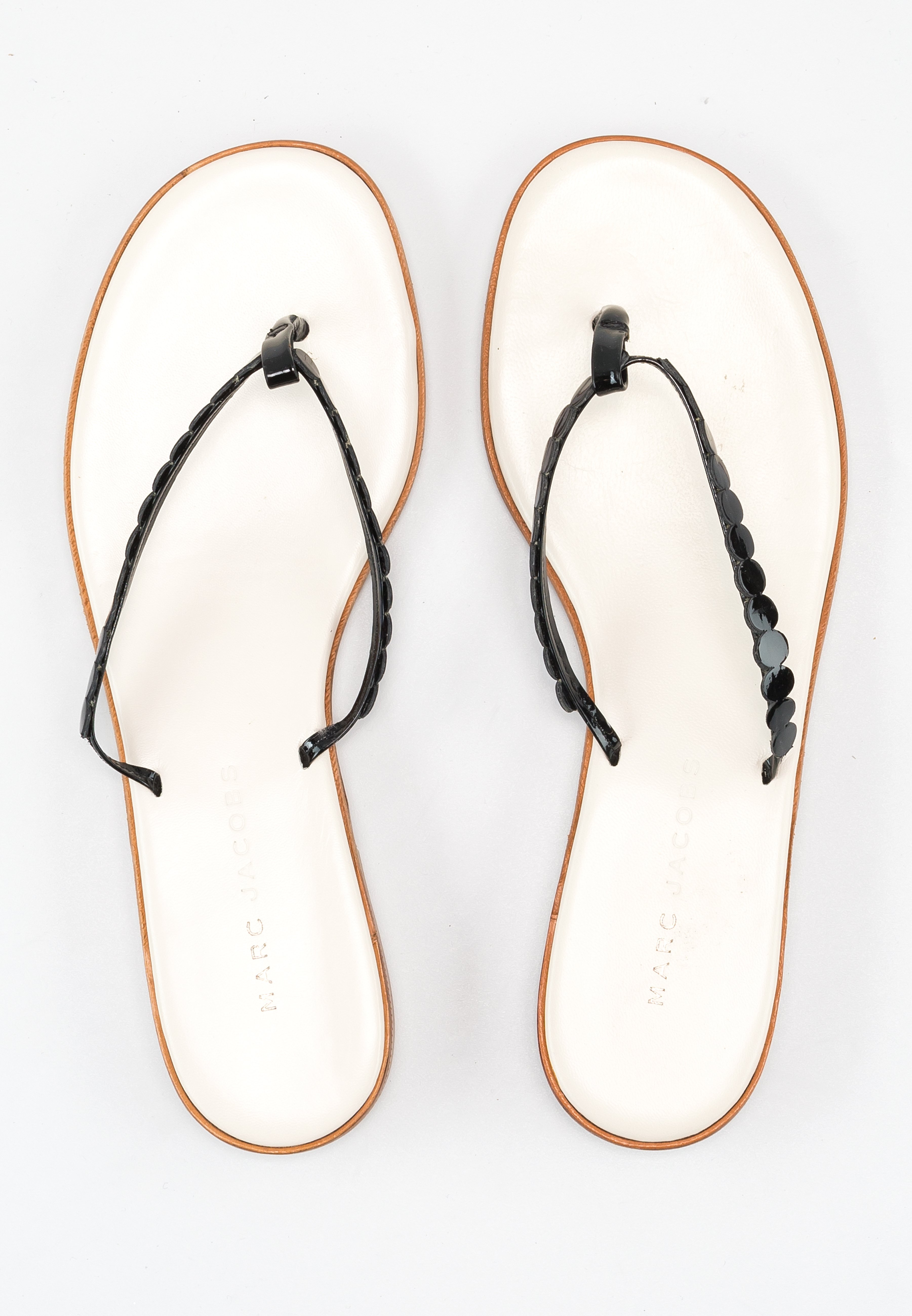 MARC JACOBS T-bar sandals - white/multi-coloured - (Pre-owned) - Zalando.de