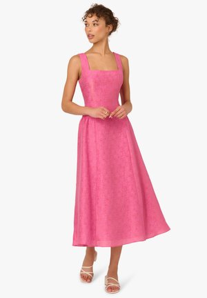 TEXTURED JACQUARD MIDI  - Cocktailkleid/festliches Kleid - geranium