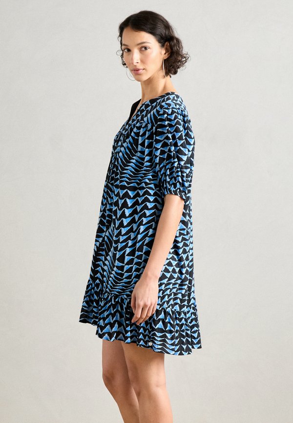 PRINTED CRINKLE MINI DRESS - Day dress