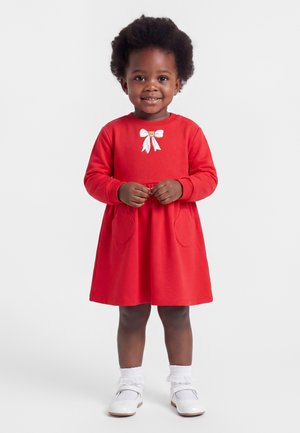 MOSCHINO BABY DRESS - Φόρεμα φούτερ - poppy red
