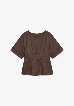 Vero Moda, TOP VMLOTUS TOP - Blusa - chocolate martini