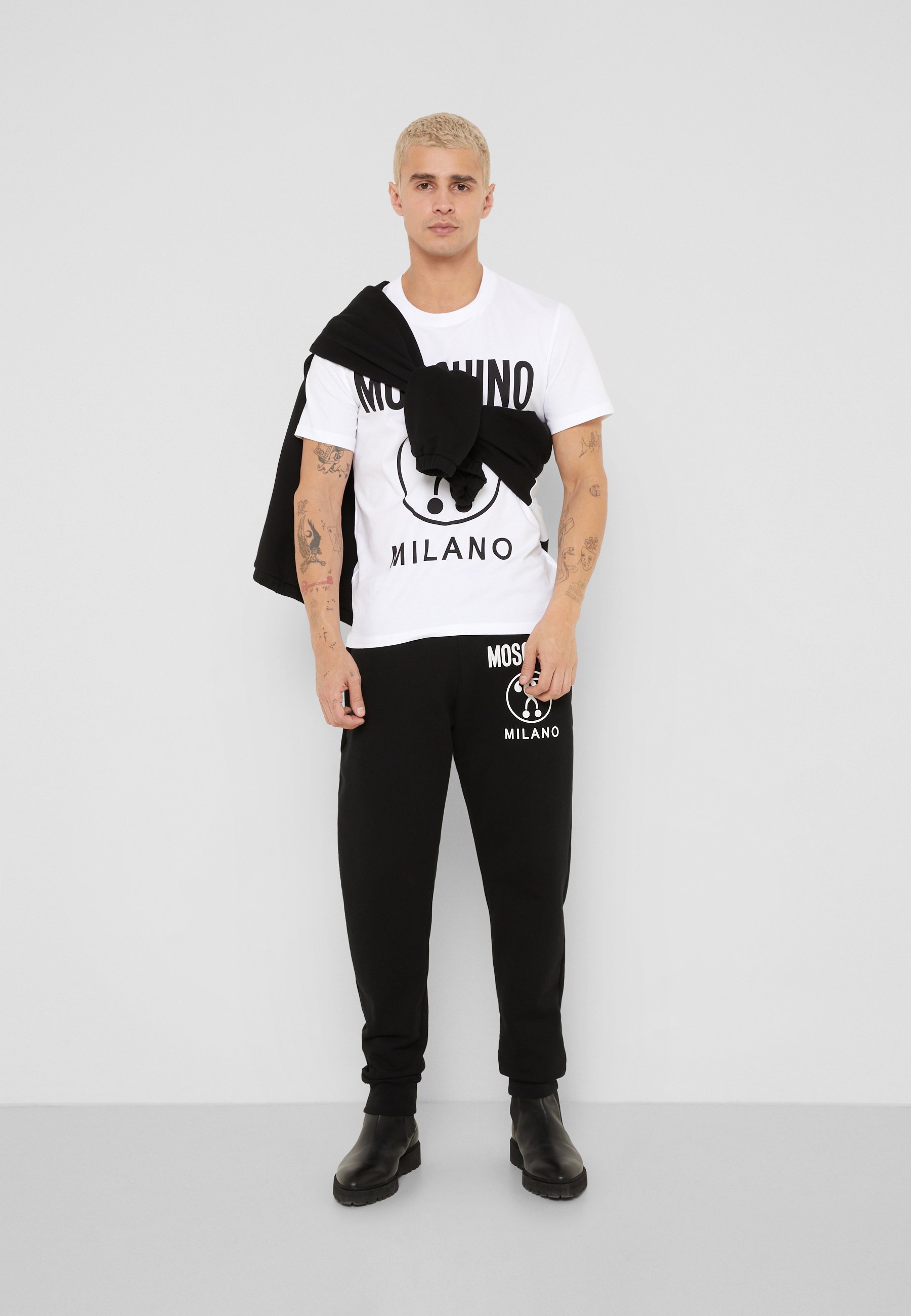 MOSCHINO Print T-shirt - white - Zalando.de