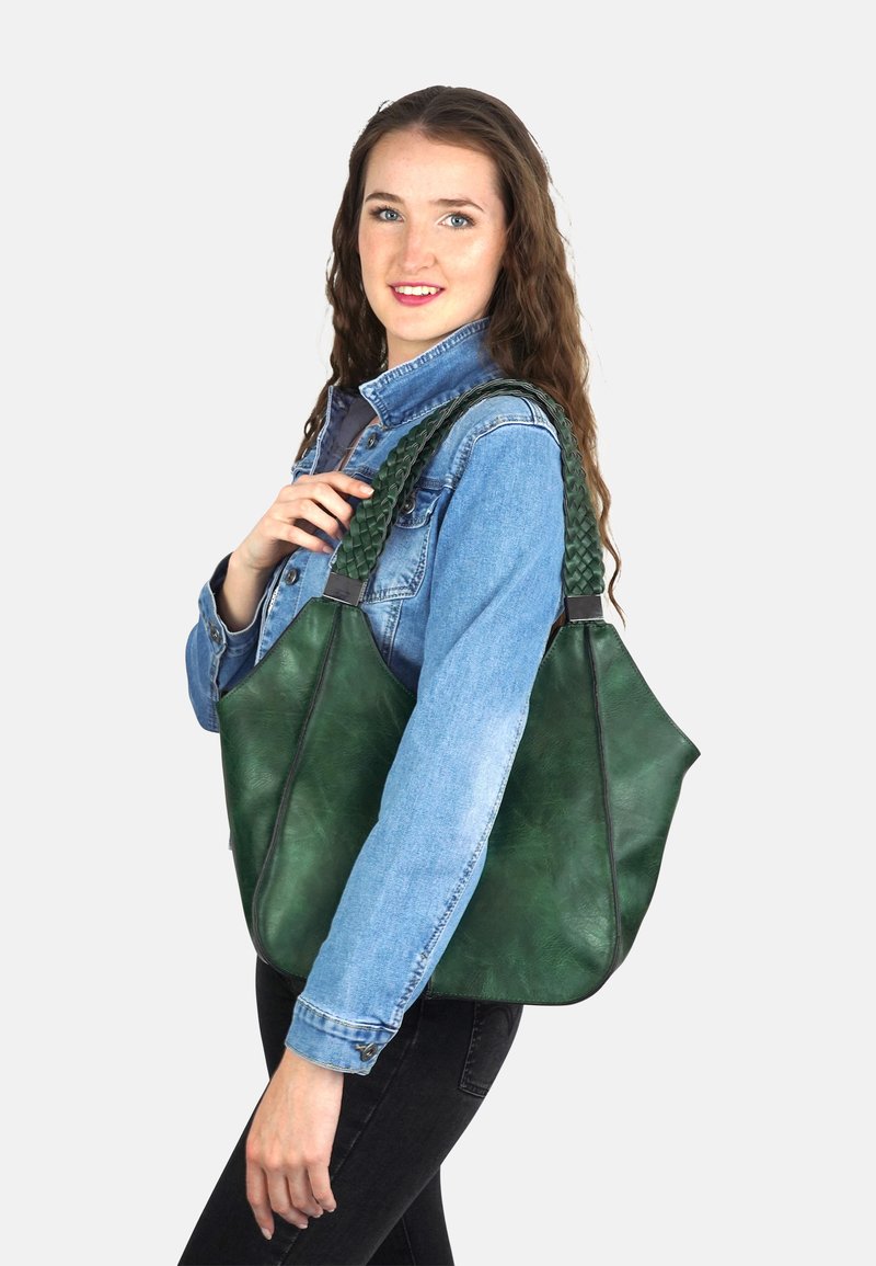 Harpa XL SCHULTER - Handtas - forest green