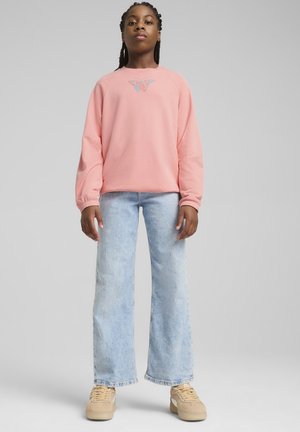 VIBE CREWNECK - Ikdienas džemperis - pink fruit