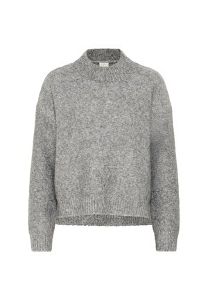 Kaffe Strickpullover - grey melange