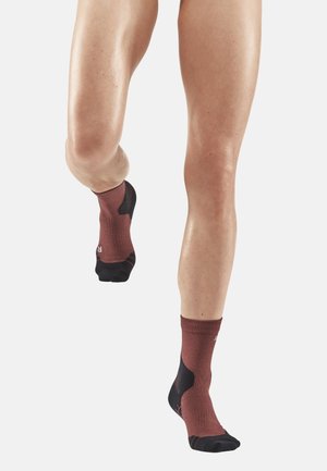 CEP LIGHT MERINO HIKING COMPRESSION SOCKS MID CUT WOMEN - MADE IN GERMANY - Sportsocken - brown