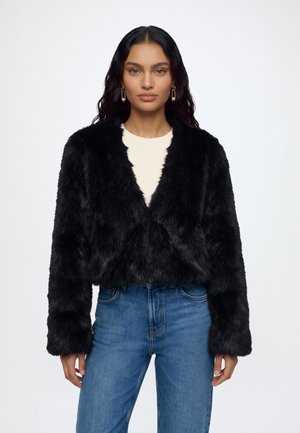 VILA, VIPELLY JACKET - Класическо палто - black beauty