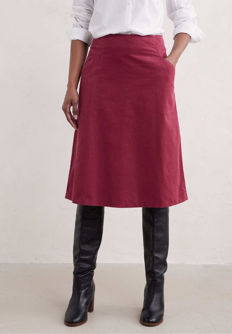 Seasalt Cornwall FOREST VIEW - Áčková sukně - pink dulse