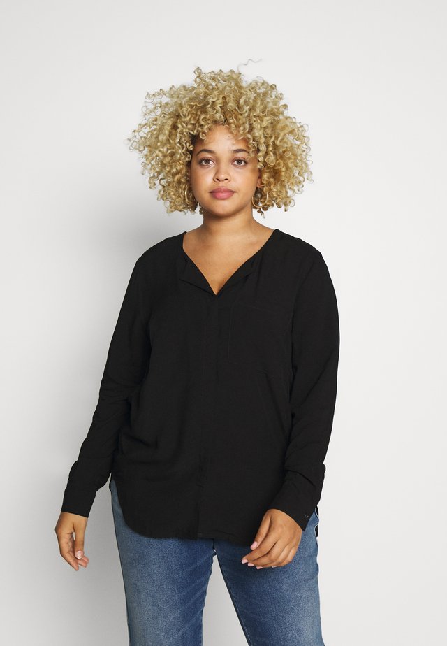 JRVERONICA SOLID SHIRT - Blouse - black