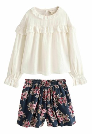 SET   - Šortky - cream navy