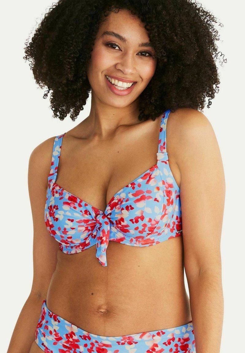 Abecita by Swegmark BAHAMAS BYGEL - Bikiniöverdel - summer leaves